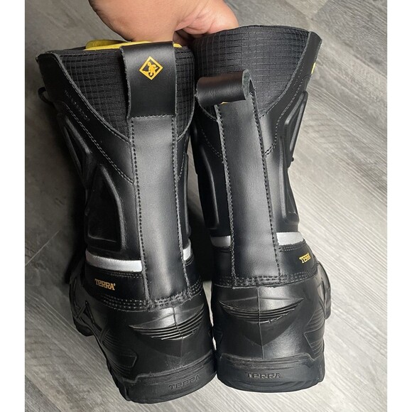 Terra Crossbow Men’s Winter Boots (Black/Yellow ) 915605 US 10 main image 8